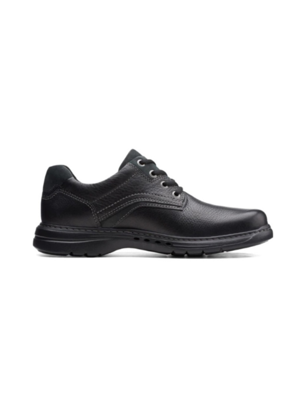 Mens Clarks Brawleypace Oxfords in Black Leather. 26151781
